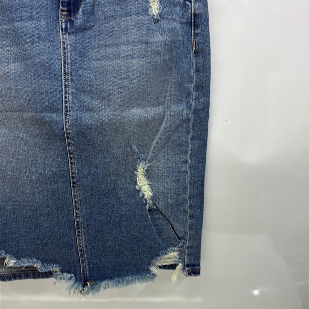 BlankNYC Distressed Denim Skirt - Picture 3 of 13